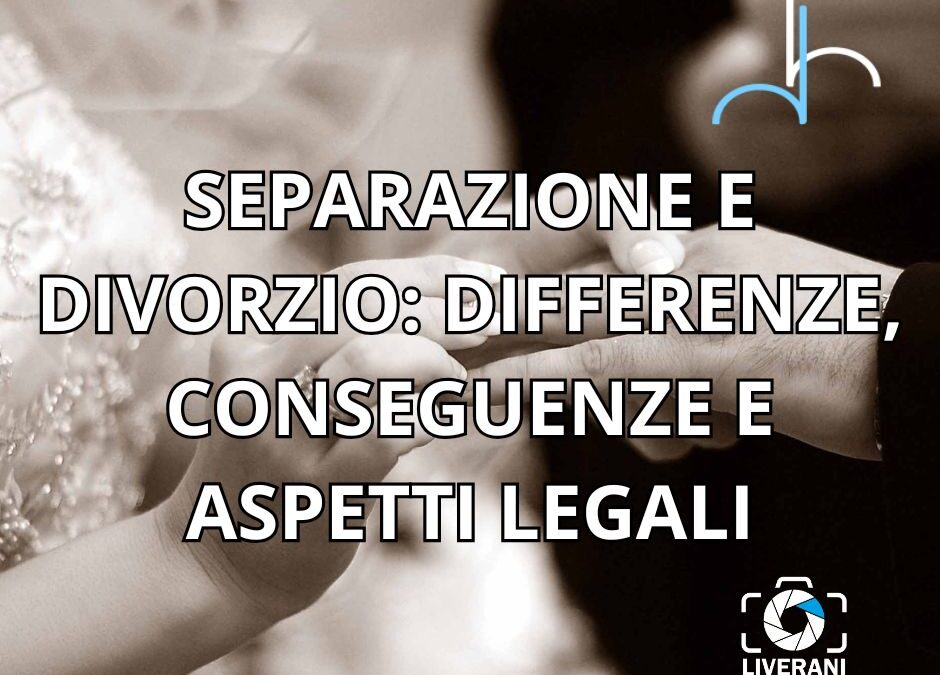 separazione e divorzio