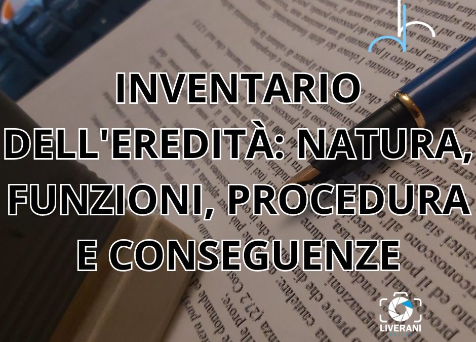 inventario dell'eredità